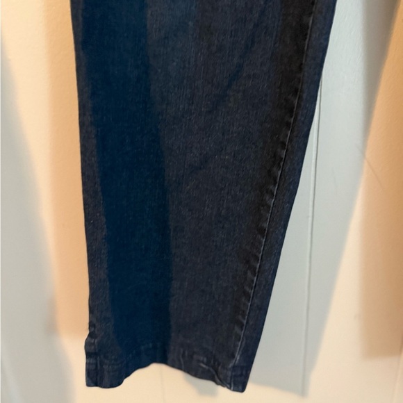 Eileen Fisher Pull On Elastic Waist Denim Jeans Size Petite M - Picture 3 of 10